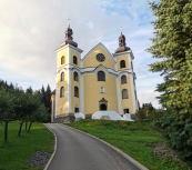 "prosklený" kostel Nanebevzetí Panny Marie, Neratov