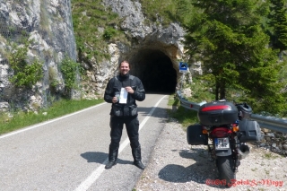 FTF na kešce I tunnel del Grappa ;-)